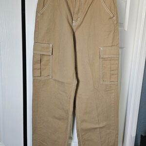 Divided by H&M High-Waisted Cargo Pants Tan Size 4